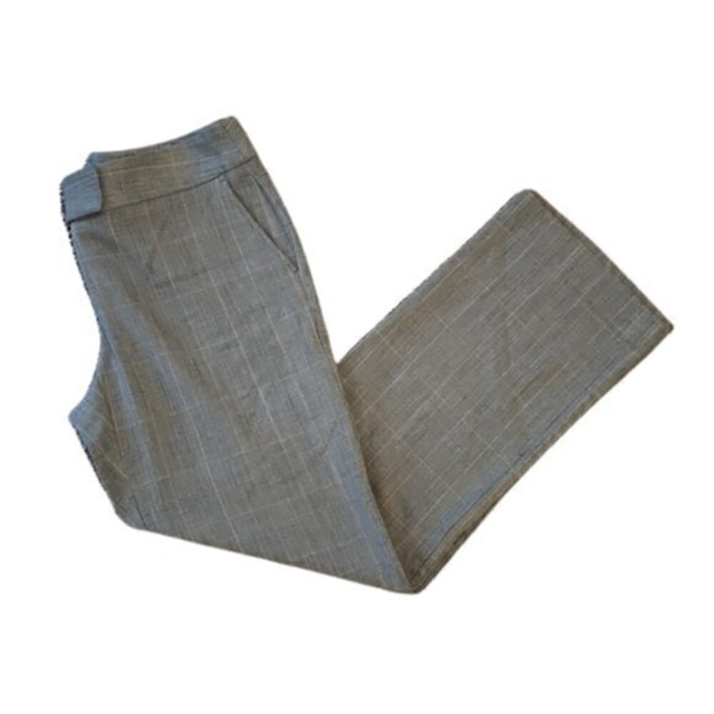 [Covington] Petite Gray and Pink Mid Rise Dress Pants - Size 8P
